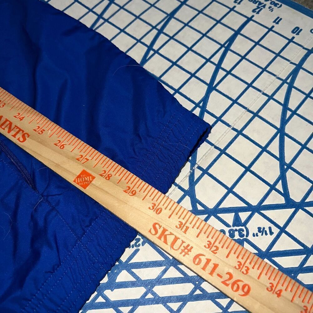 Adidas Track Jacket Adult 2XL Full Zip Blue White One Stripe Mesh Lined y2k - Picture 6 of 7